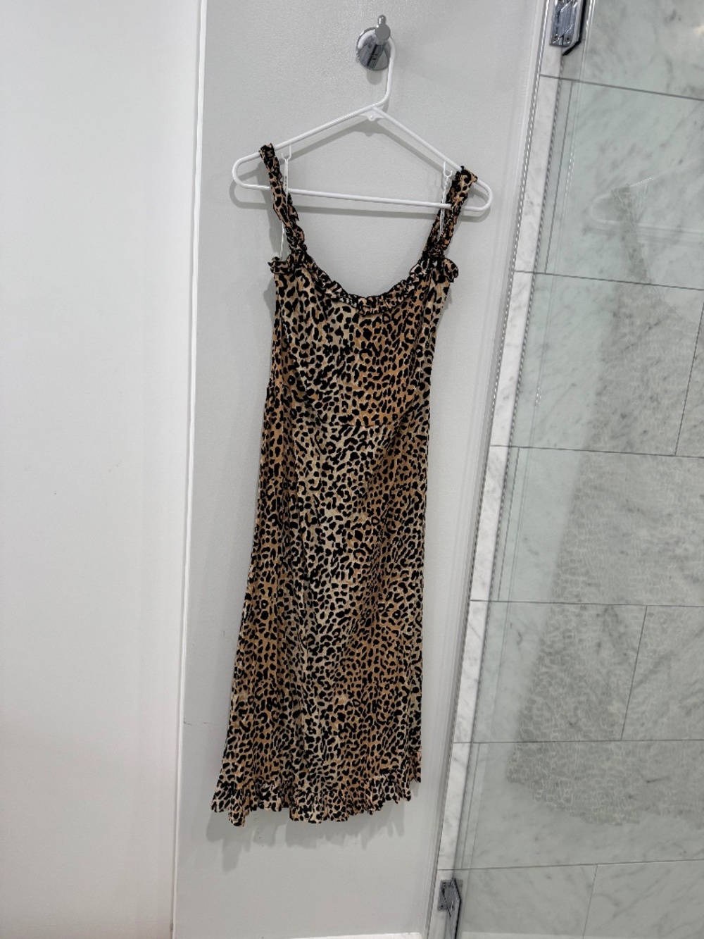 Faithful the Brand cheetah print strap dress sz 6